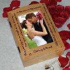 Old Wedding Blessing Photo Keepsake Box